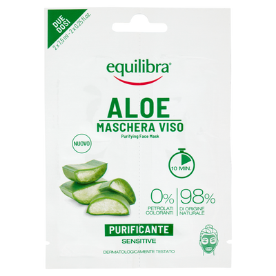 Maschera Viso Purificante Aloe