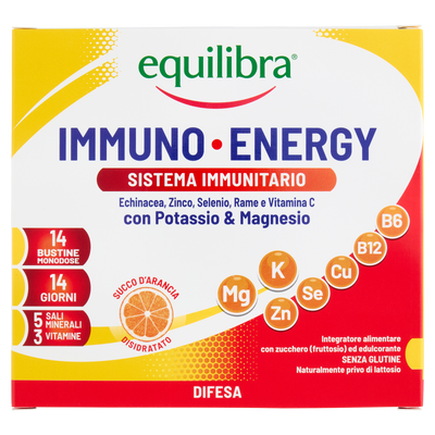 Immuno Energy per il sistema immunitario con Potassio e Magnesio