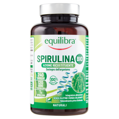Integratore Spirulina Bio ad azione ricostituente e di sostegno