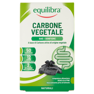 Integratore Carbone Vegetale per il gonfiore