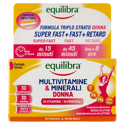 Multivitamine e Minerali Donna compresse triplo strato
