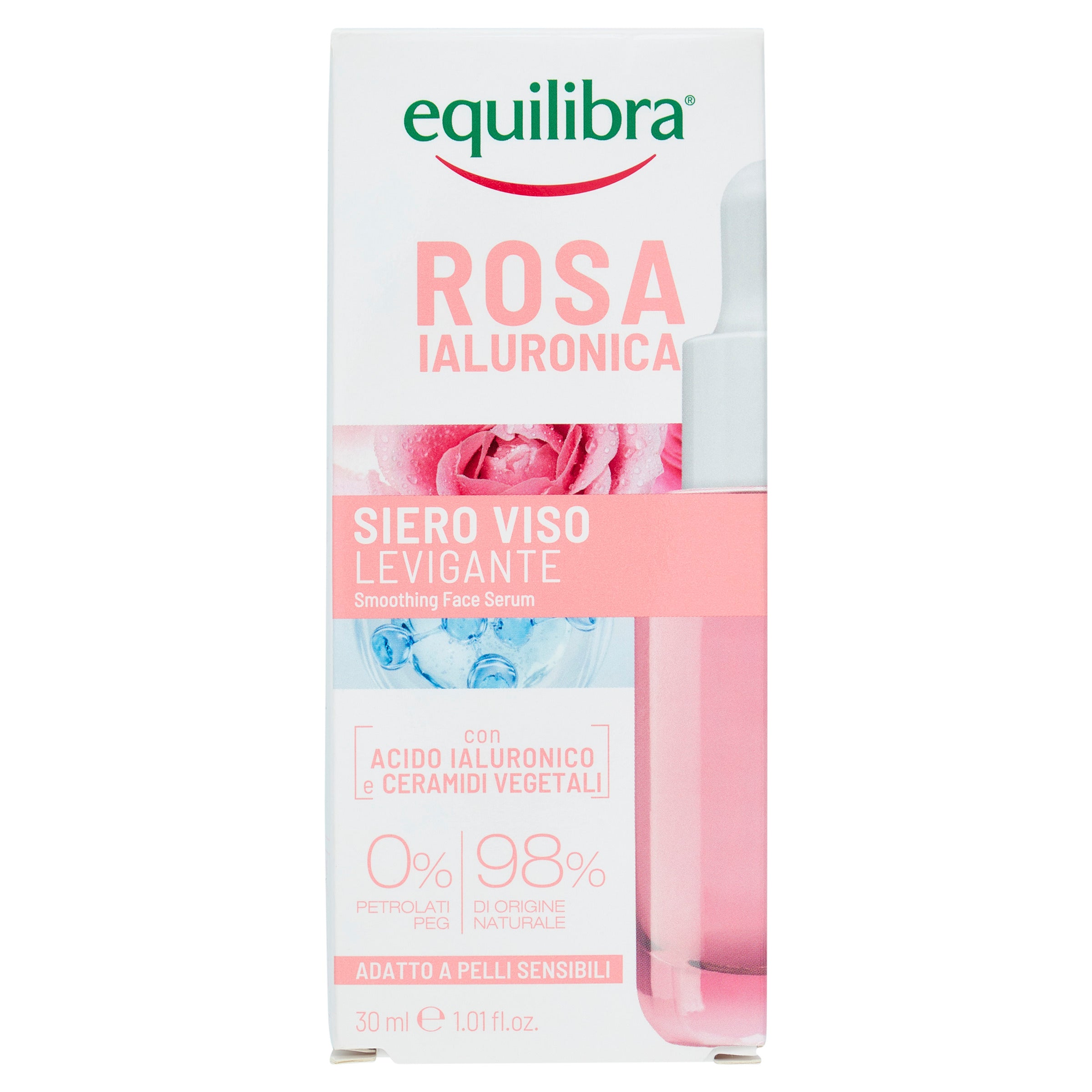 Siero Viso Levigante Rosa Ialuronica