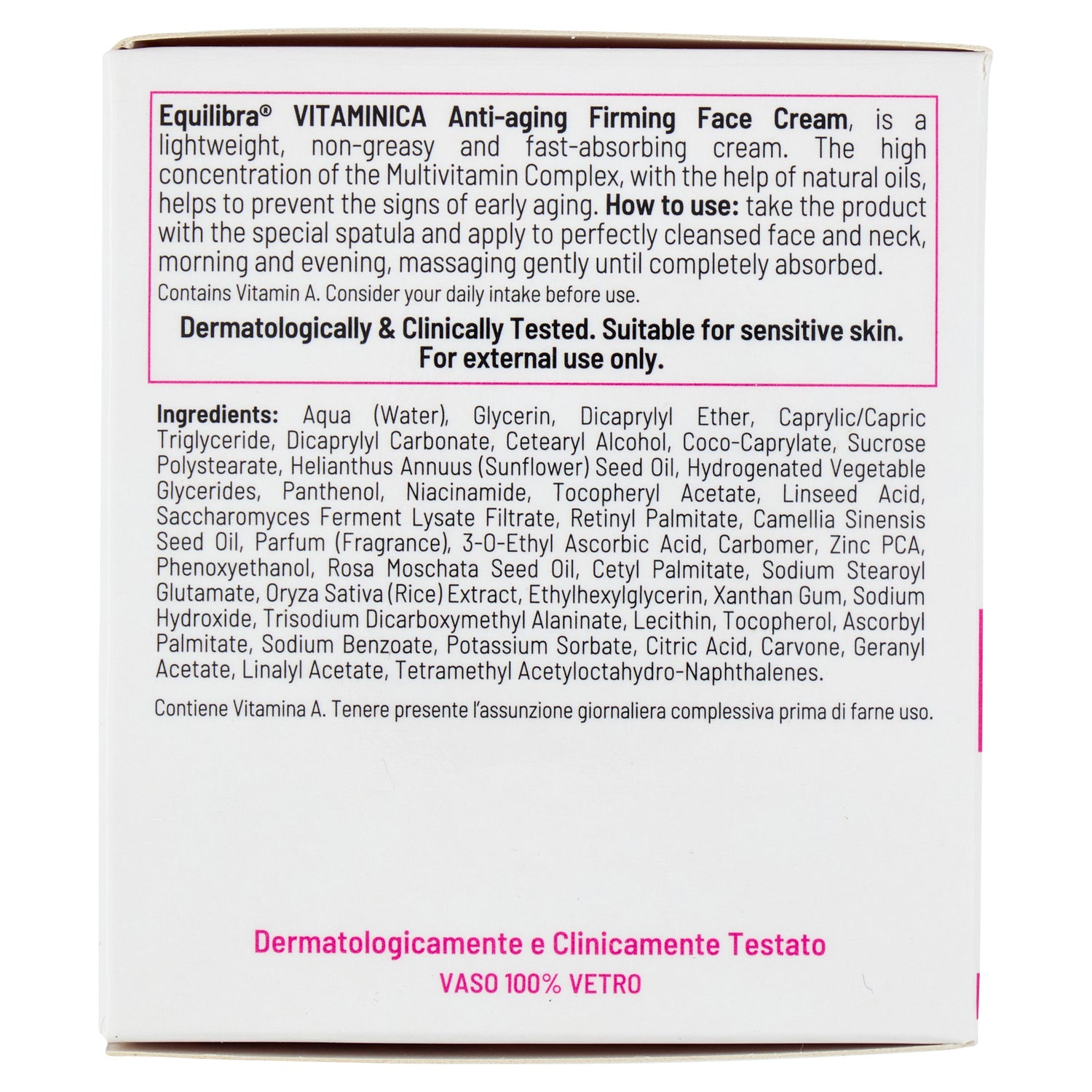 Crema Viso Anti-Aging con Complesso Multivitaminico