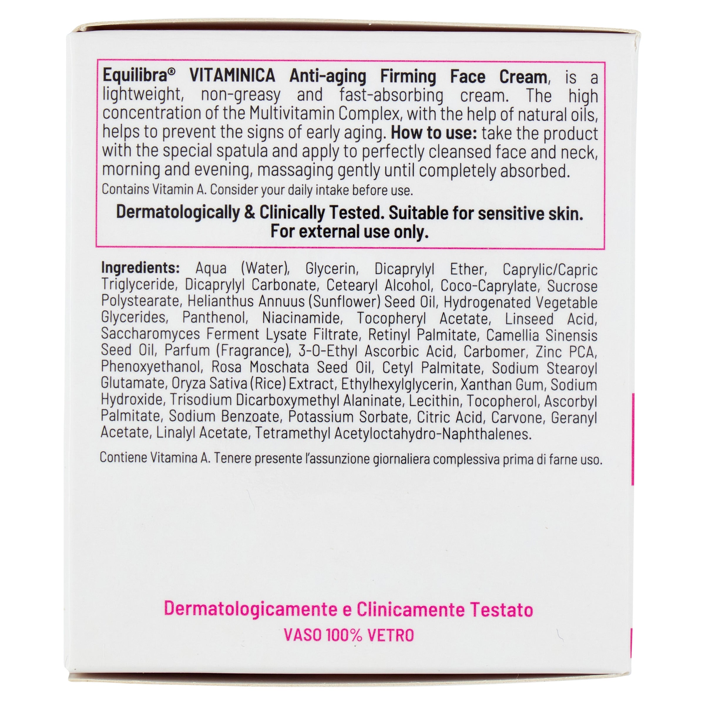 Crema Viso Anti-Aging con Complesso Multivitaminico