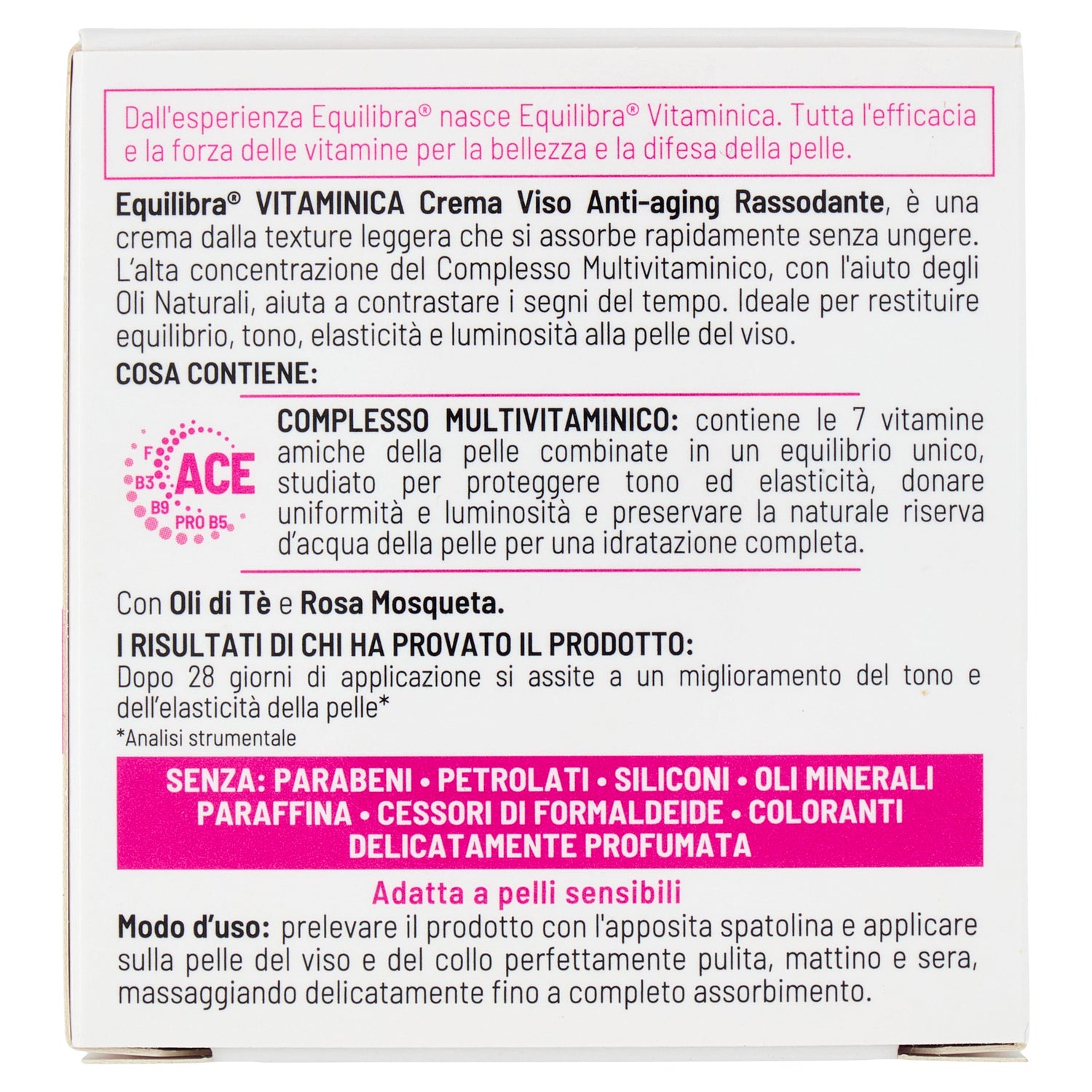 Crema Viso Anti-Aging con Complesso Multivitaminico