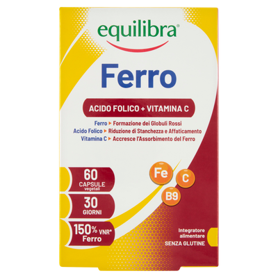 Integratore di Ferro con Vitamina C e Acido Folico in Vegicaps® Soft