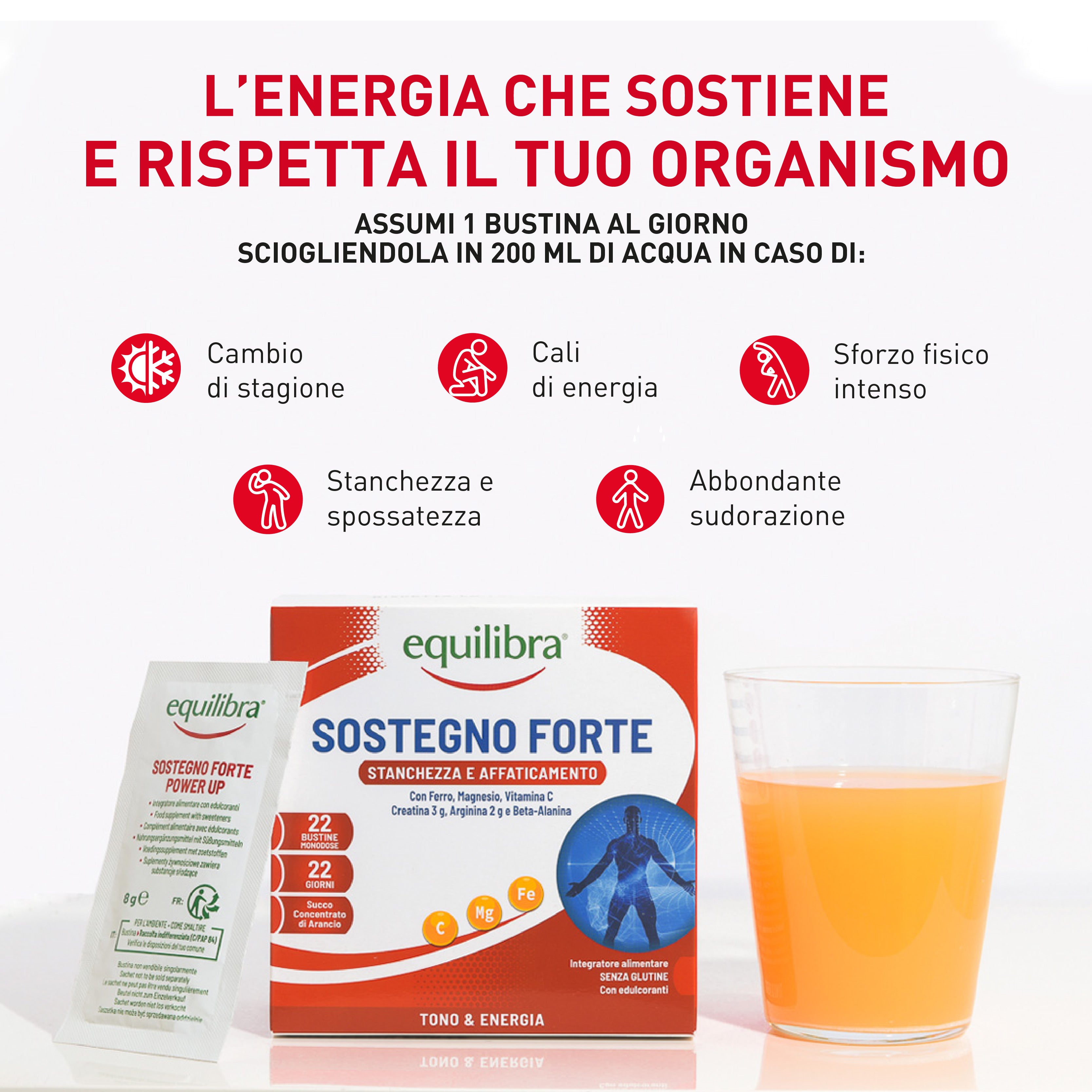 Sostegno Forte per la stanchezza e l&