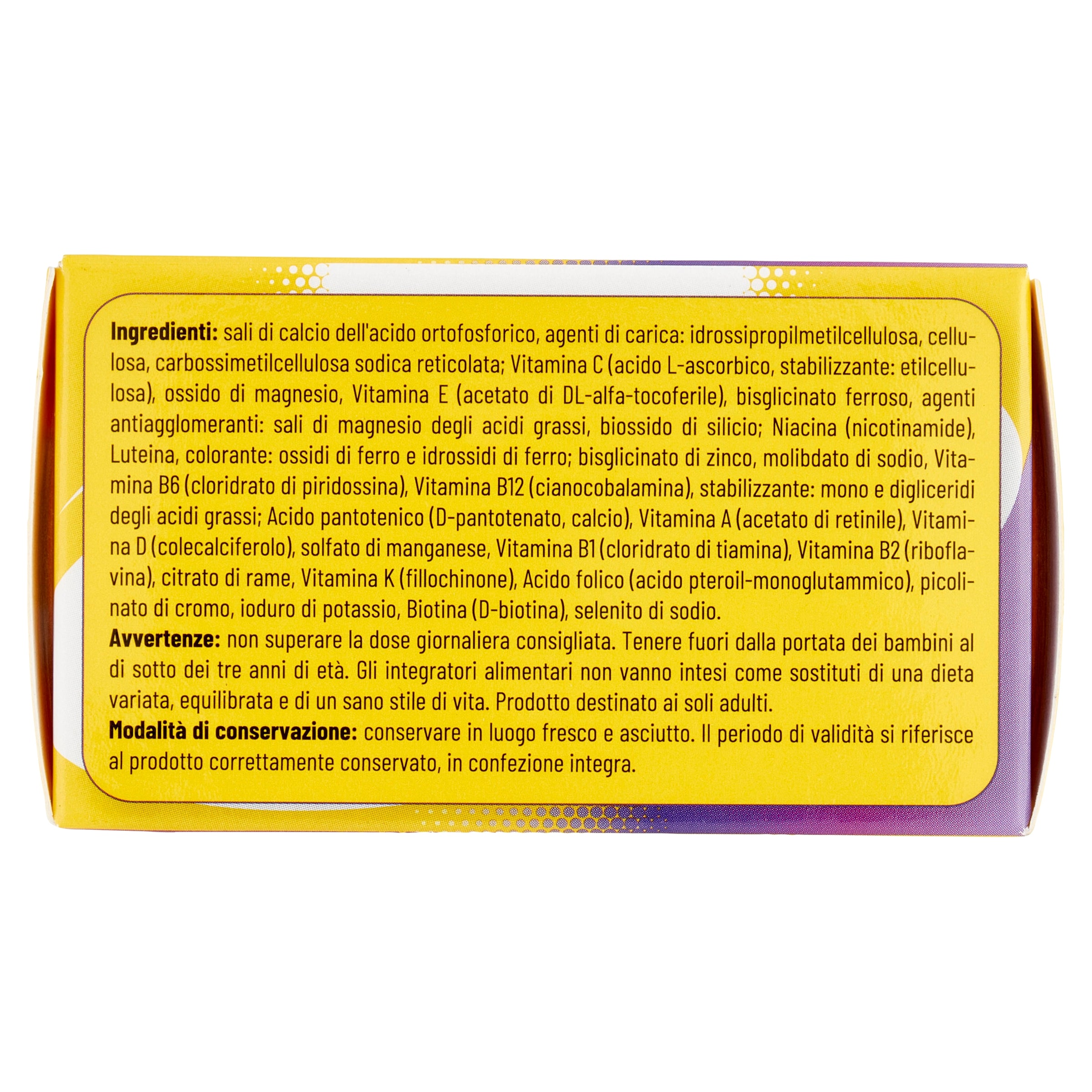 Multivitamine e Minerali 50+ compresse triplo strato