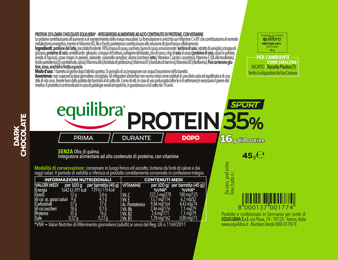 Protein 35% Dark chocolate