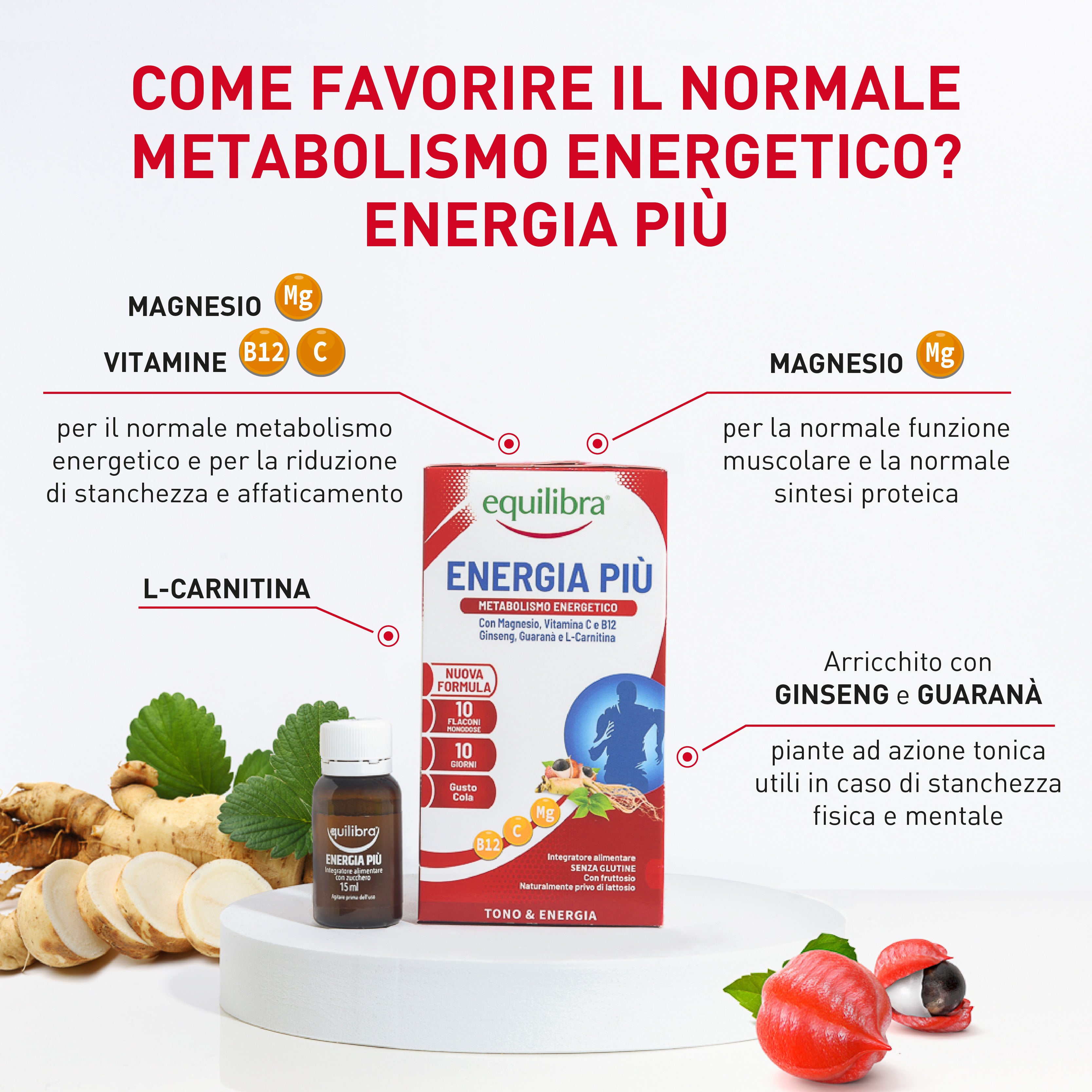 Energia Più per il metabolismo energetico