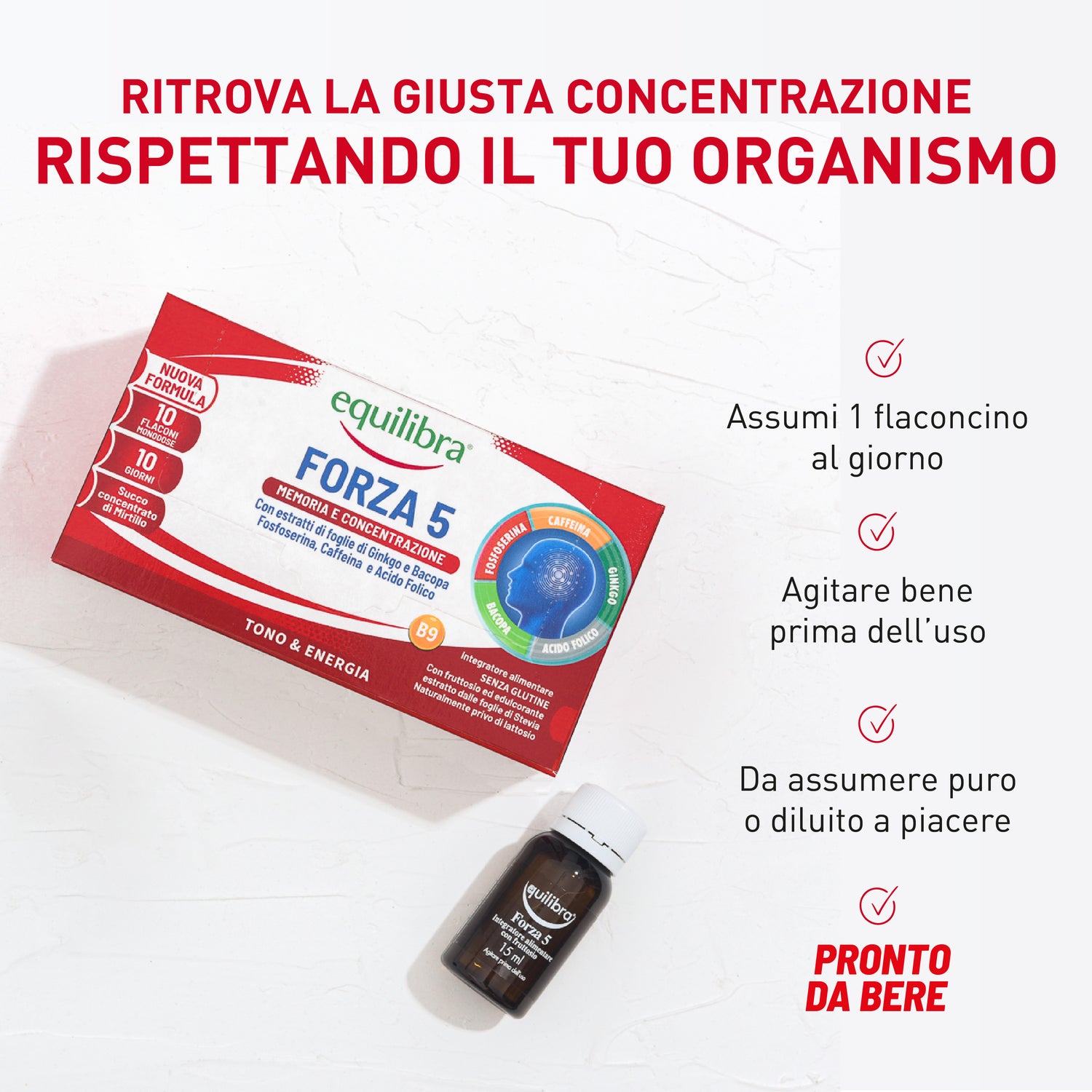 Forza 5 per la memoria e la concentrazione