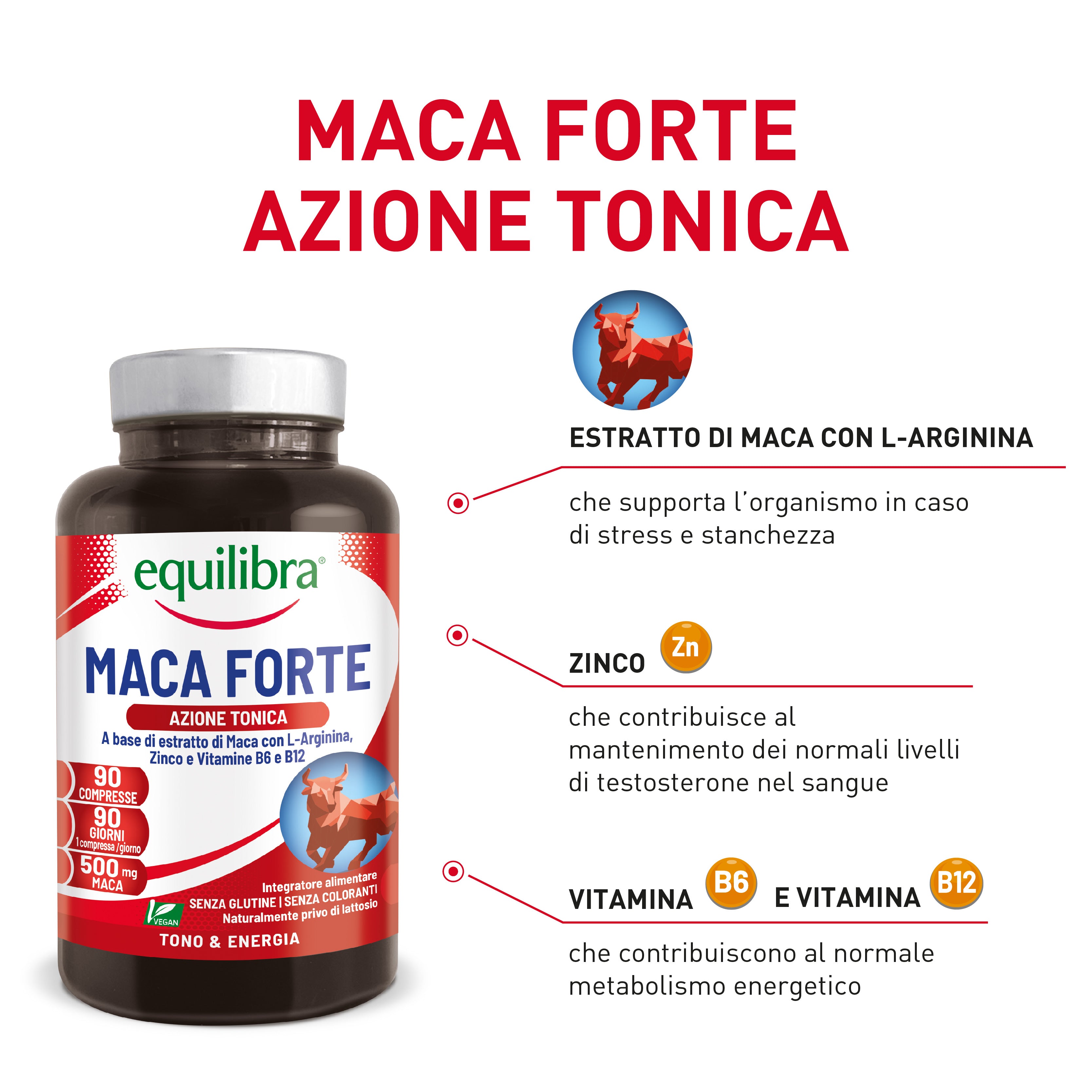 Maca Forte per il tono e il vigore fisico