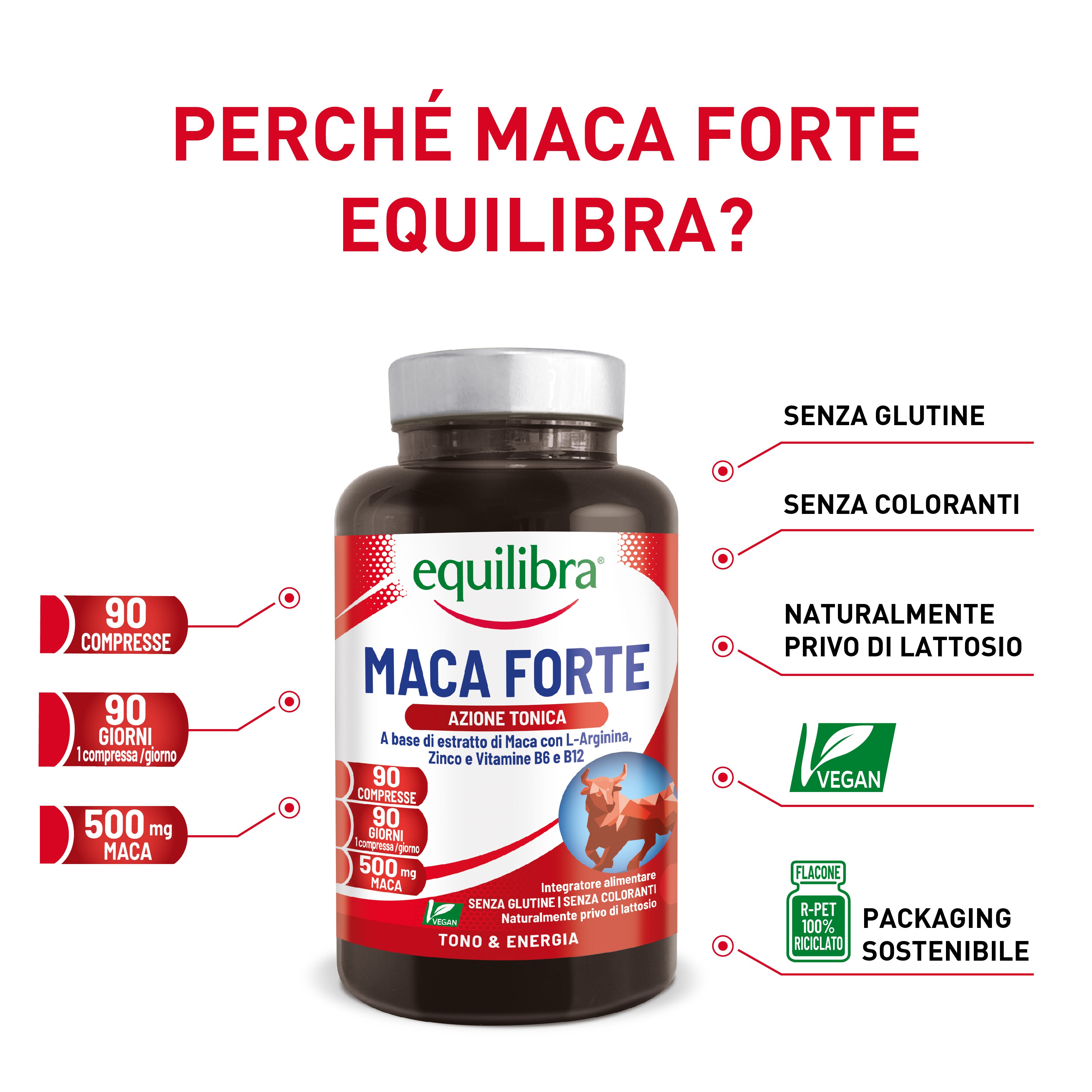 Maca Forte per il tono e il vigore fisico