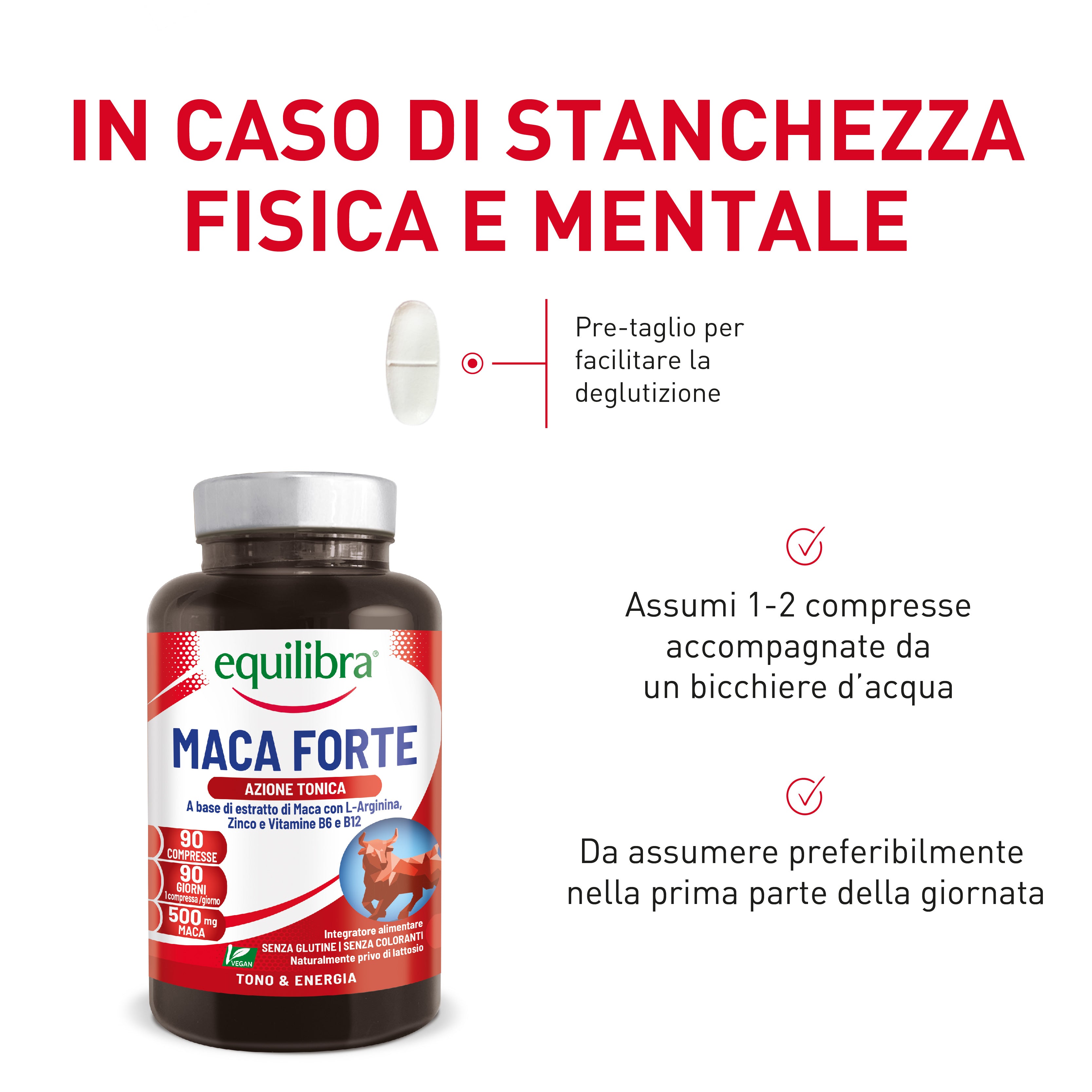 Maca Forte per il tono e il vigore fisico