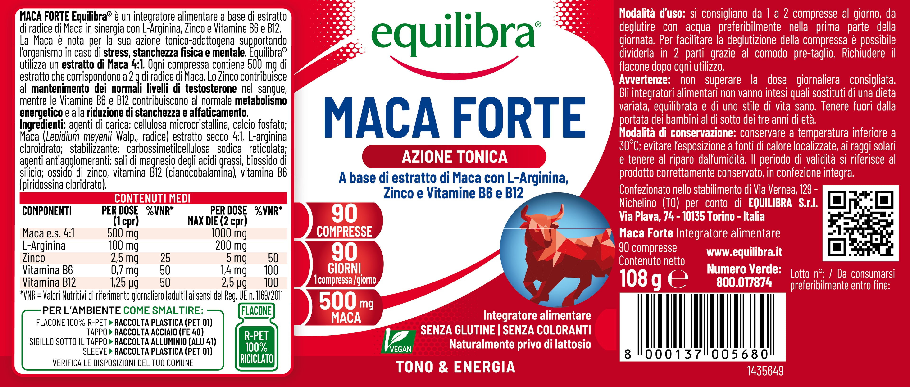 Maca Forte per il tono e il vigore fisico