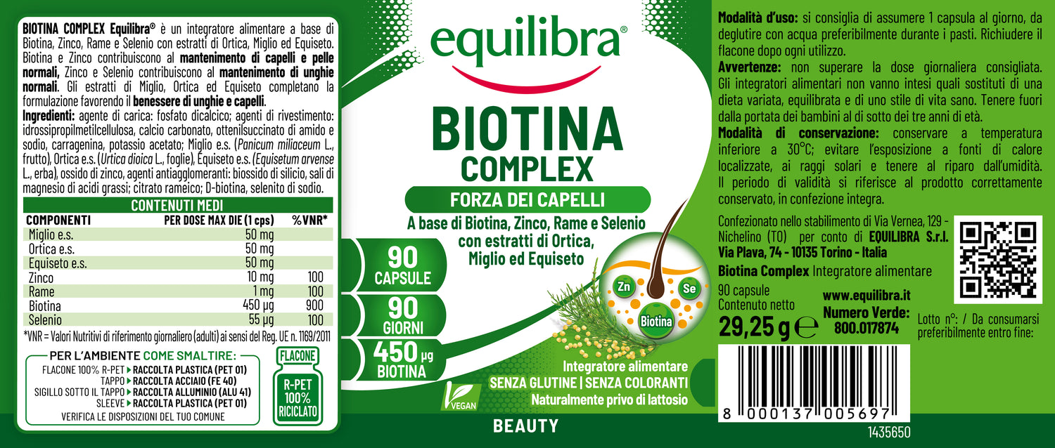 Integratore Biotina Complex