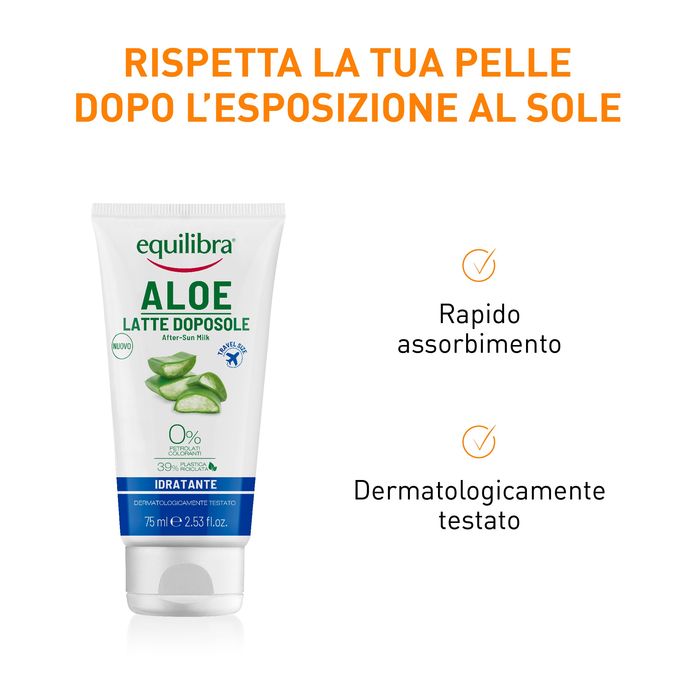 Latte Doposole Minitaglia Aloe