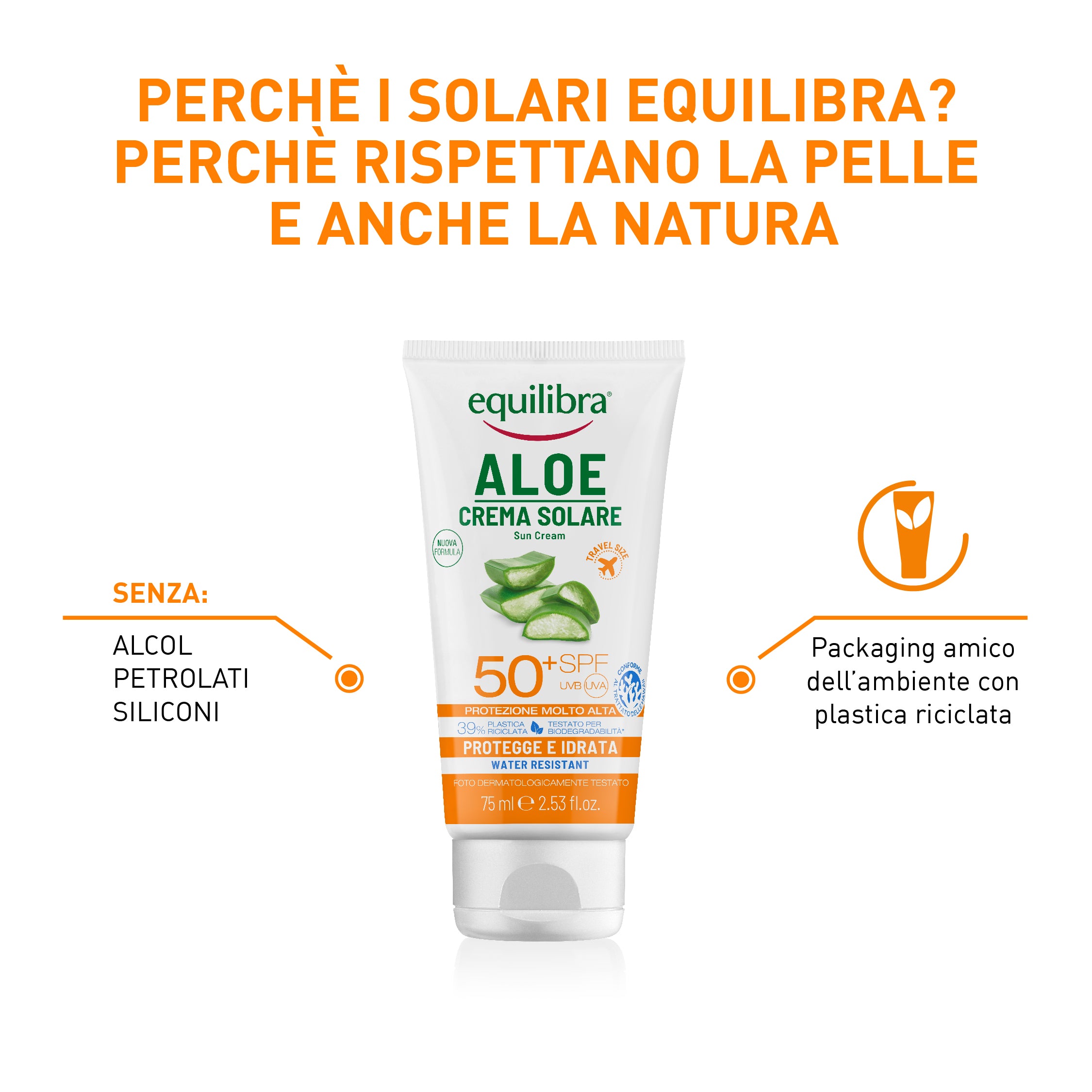 Crema Solare SPF 50+ Minitaglia Aloe