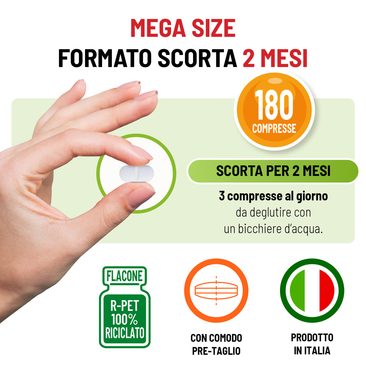 Creatina 180 compresse