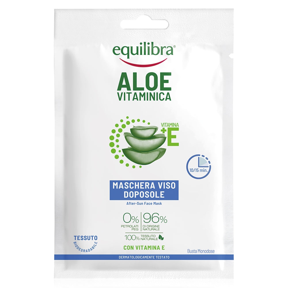 Maschera Viso Doposole Aloe Vitaminica