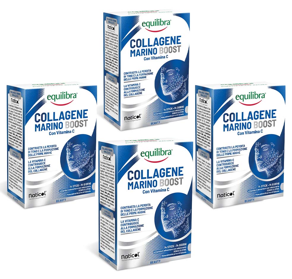 Bundle x4 Collagene Marino boost per la pelle e la bellezza