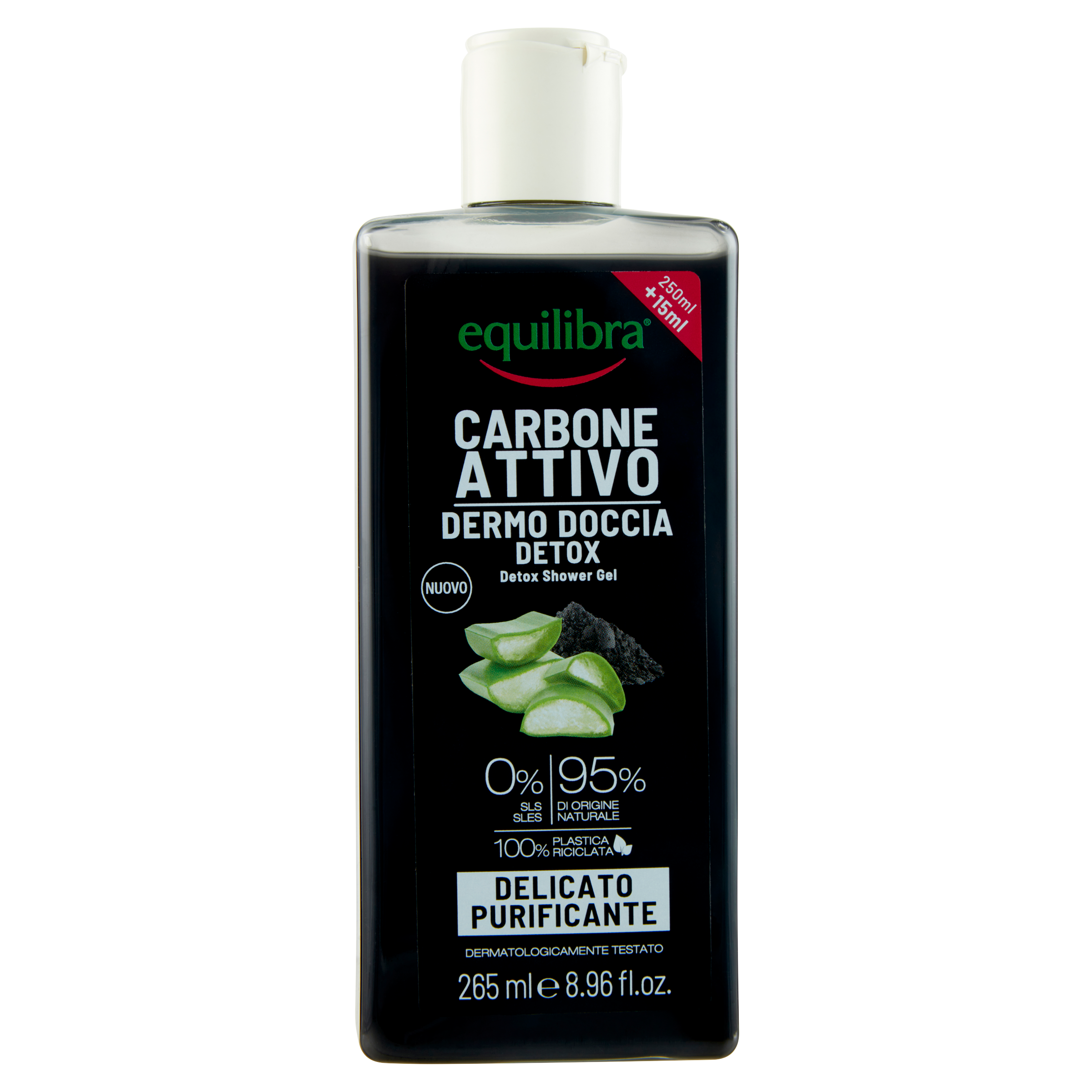 ECO COSMETICS Detox Shampoo Mit Aktivkohle – 250 Ml, Für Tiefenreinigende Haarpflege
