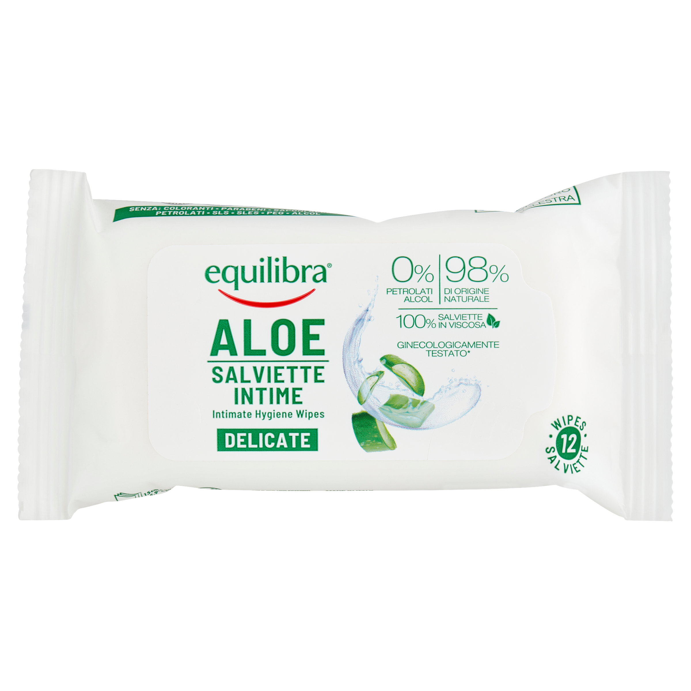 Salviette Intime Aloe  Equilibra Store