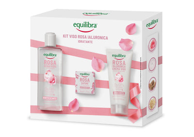 Kit Viso Idratante Rosa Ialuronica