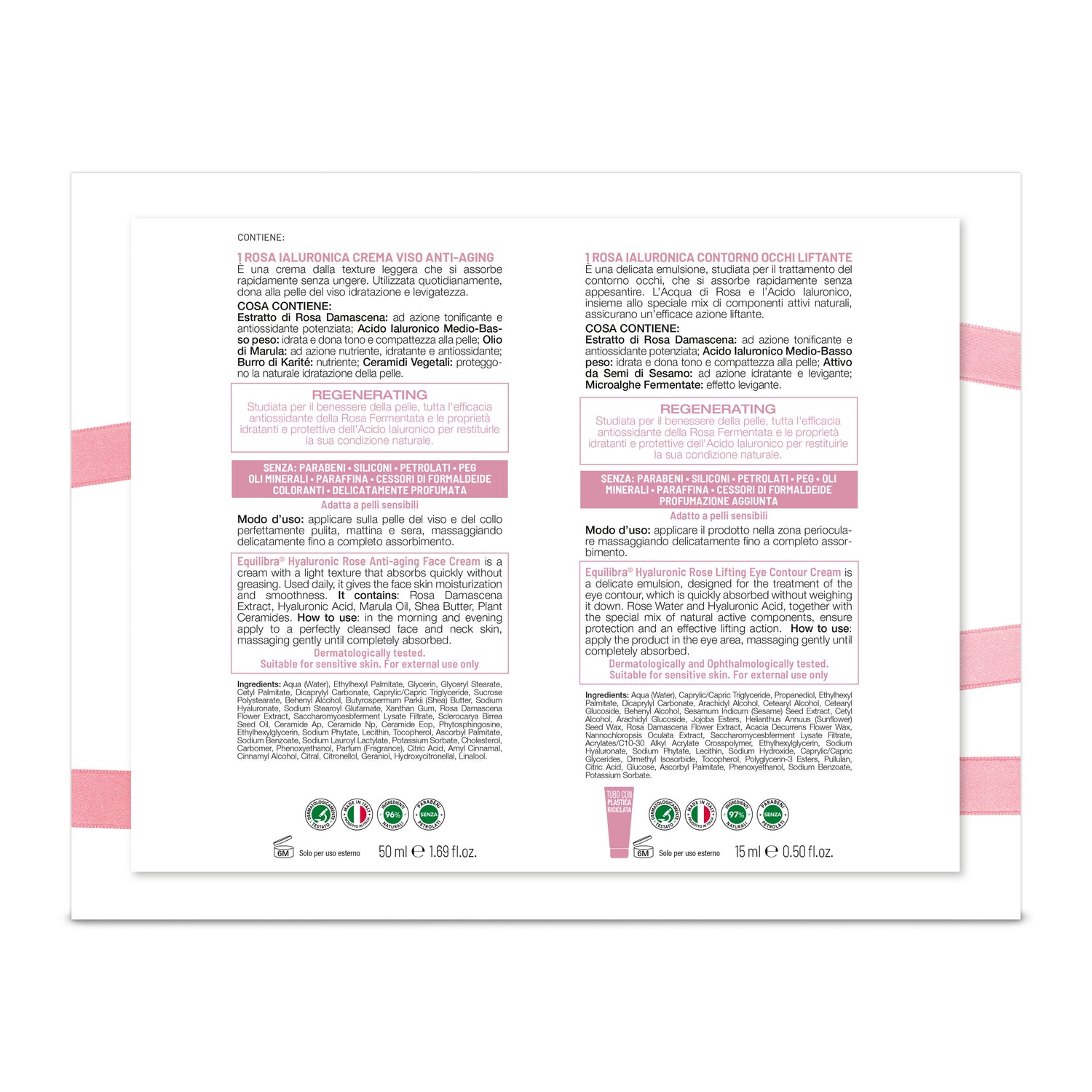 Kit Viso Anti-Aging Rosa Ialuronica