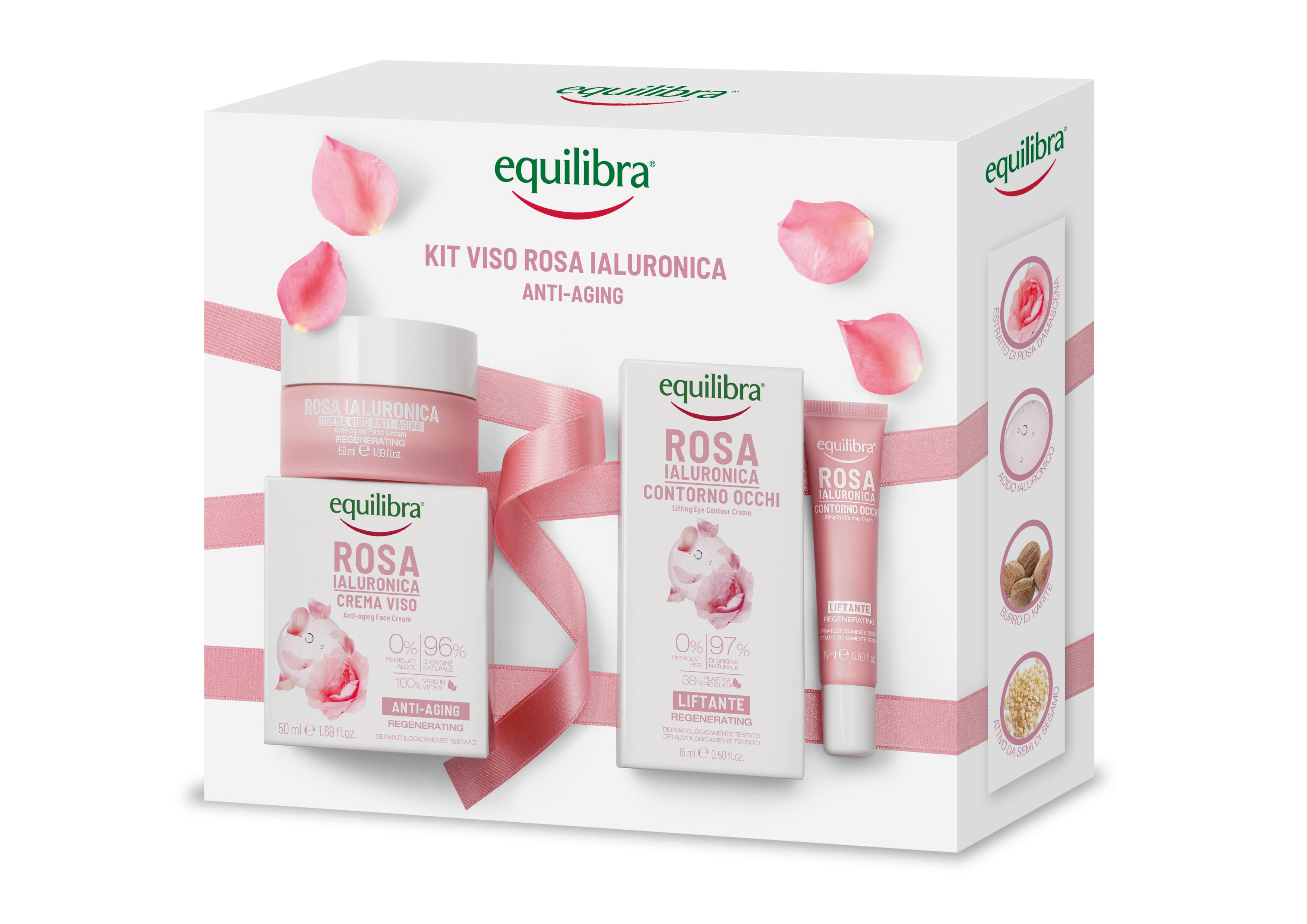 Kit Viso Anti-Aging Rosa Ialuronica