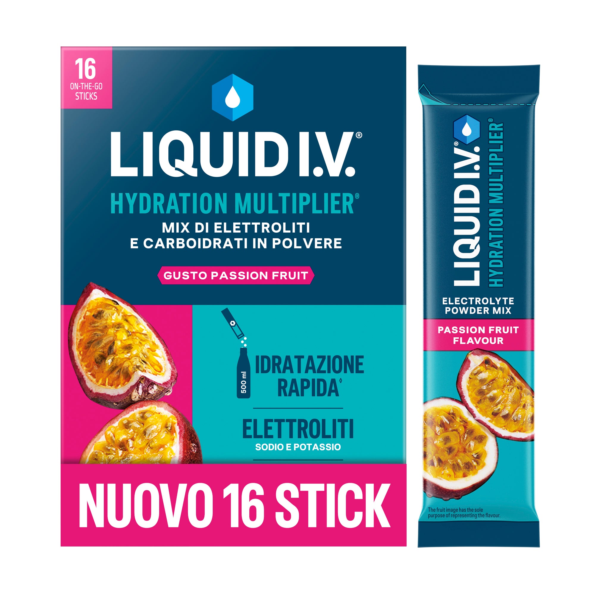 Liquid I.V.® Hydration Multiplier® Passion Fruit 16 Sticks
