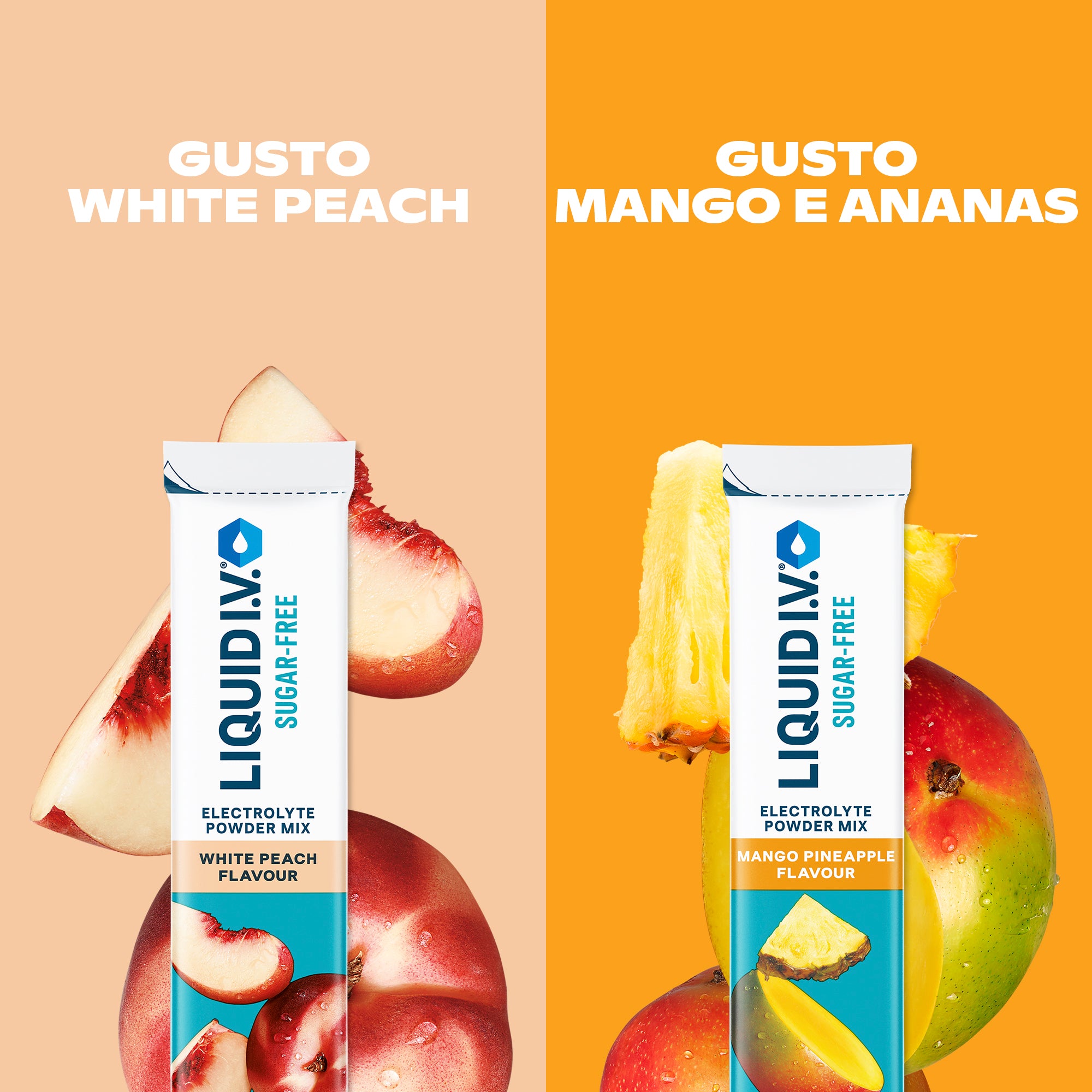 Liquid I.V.® Sugar-Free White Peach 16 Sticks