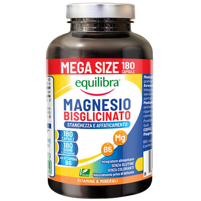 Magnesio Bisglicinato Mega Size Scorta per 6 mesi