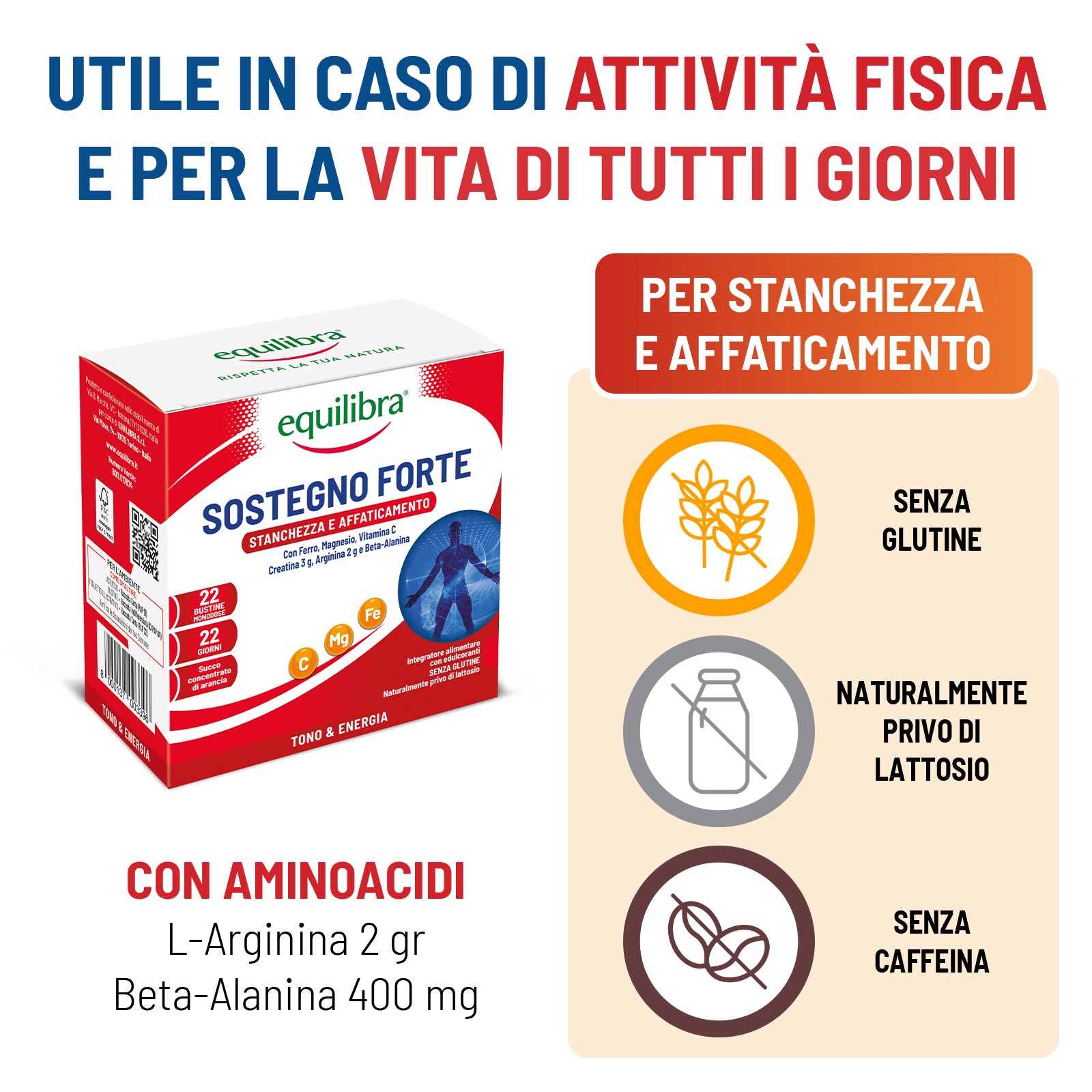 Sostegno Forte per la stanchezza e l&