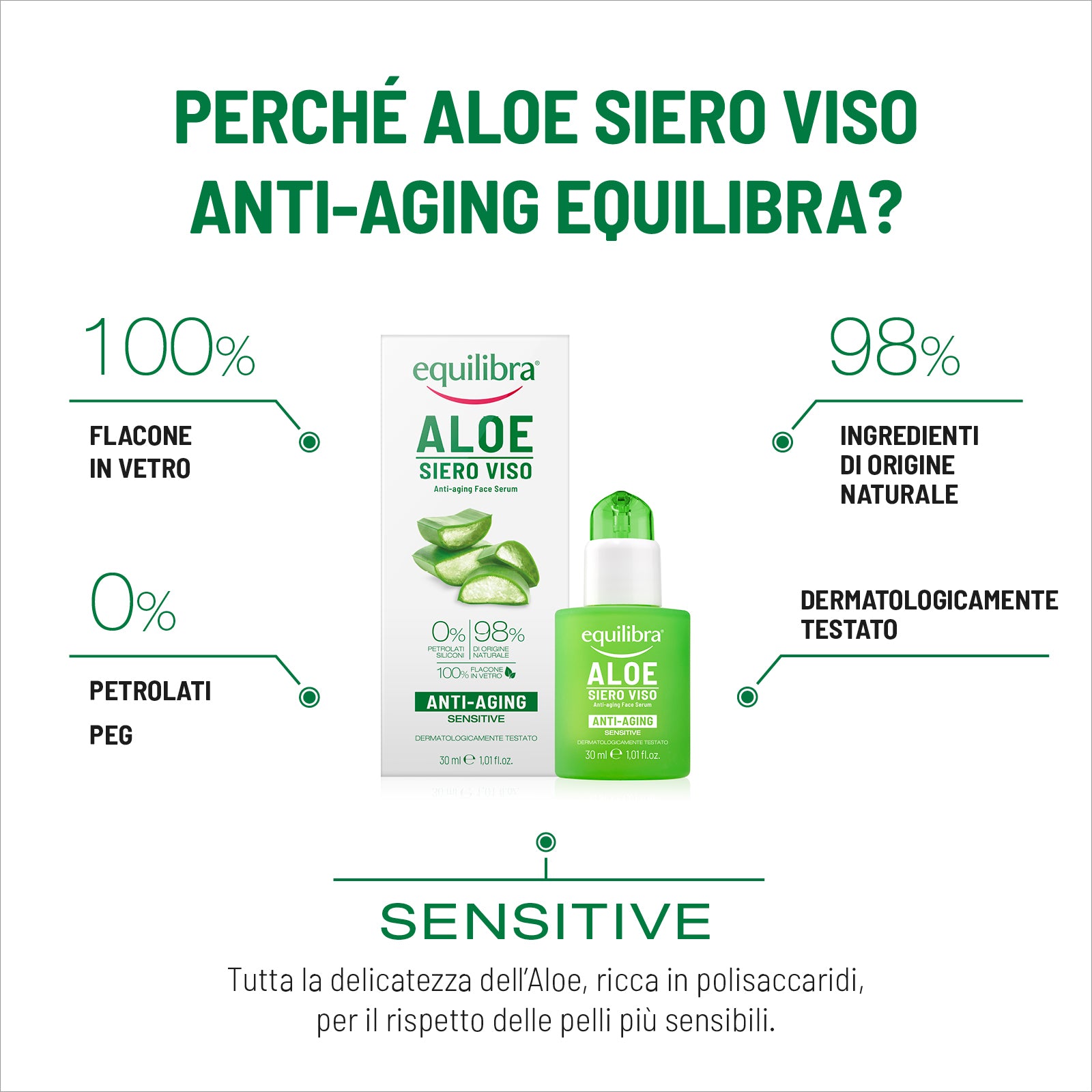 Siero Viso Anti-aging Aloe