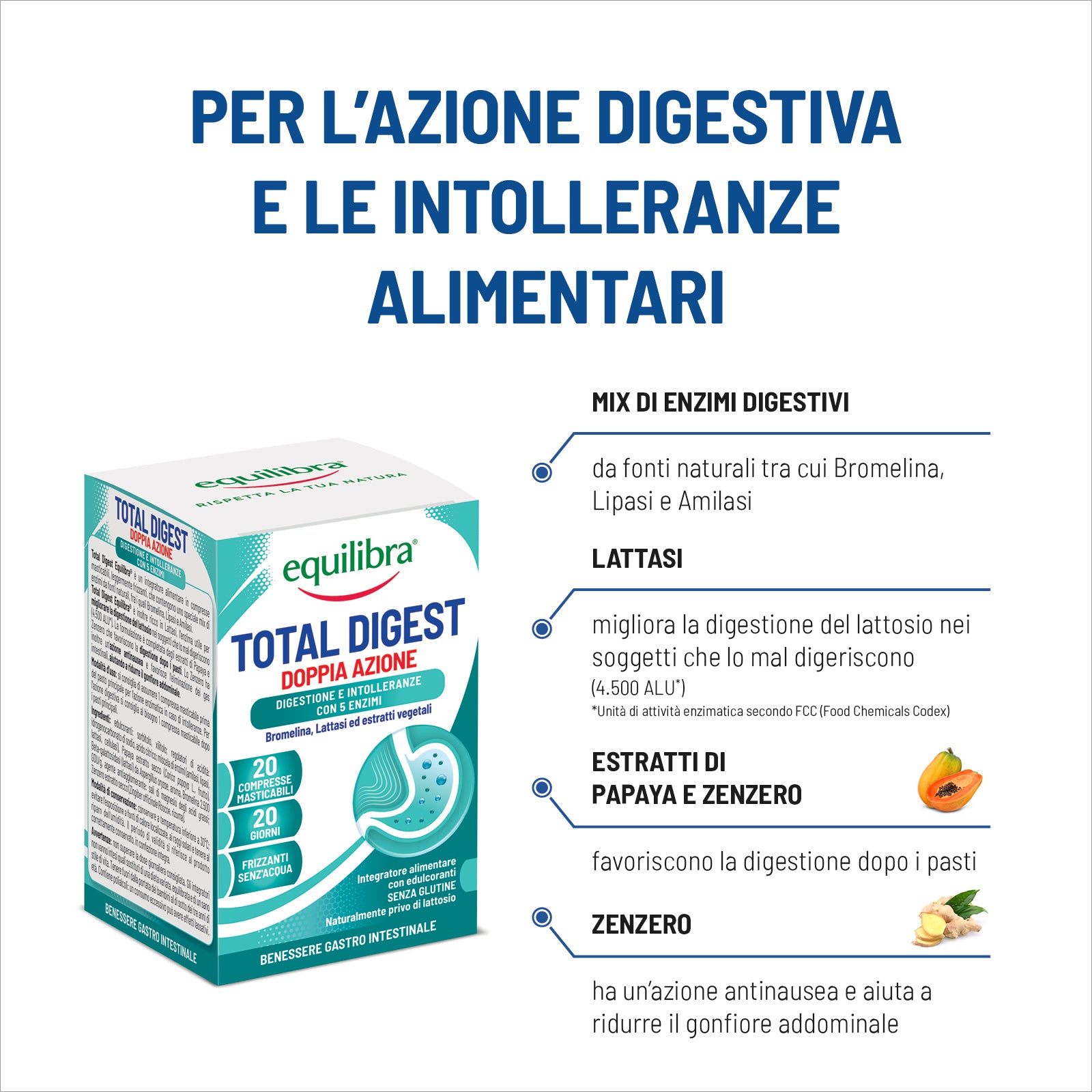 Total Digest per la digestione e le intolleranze