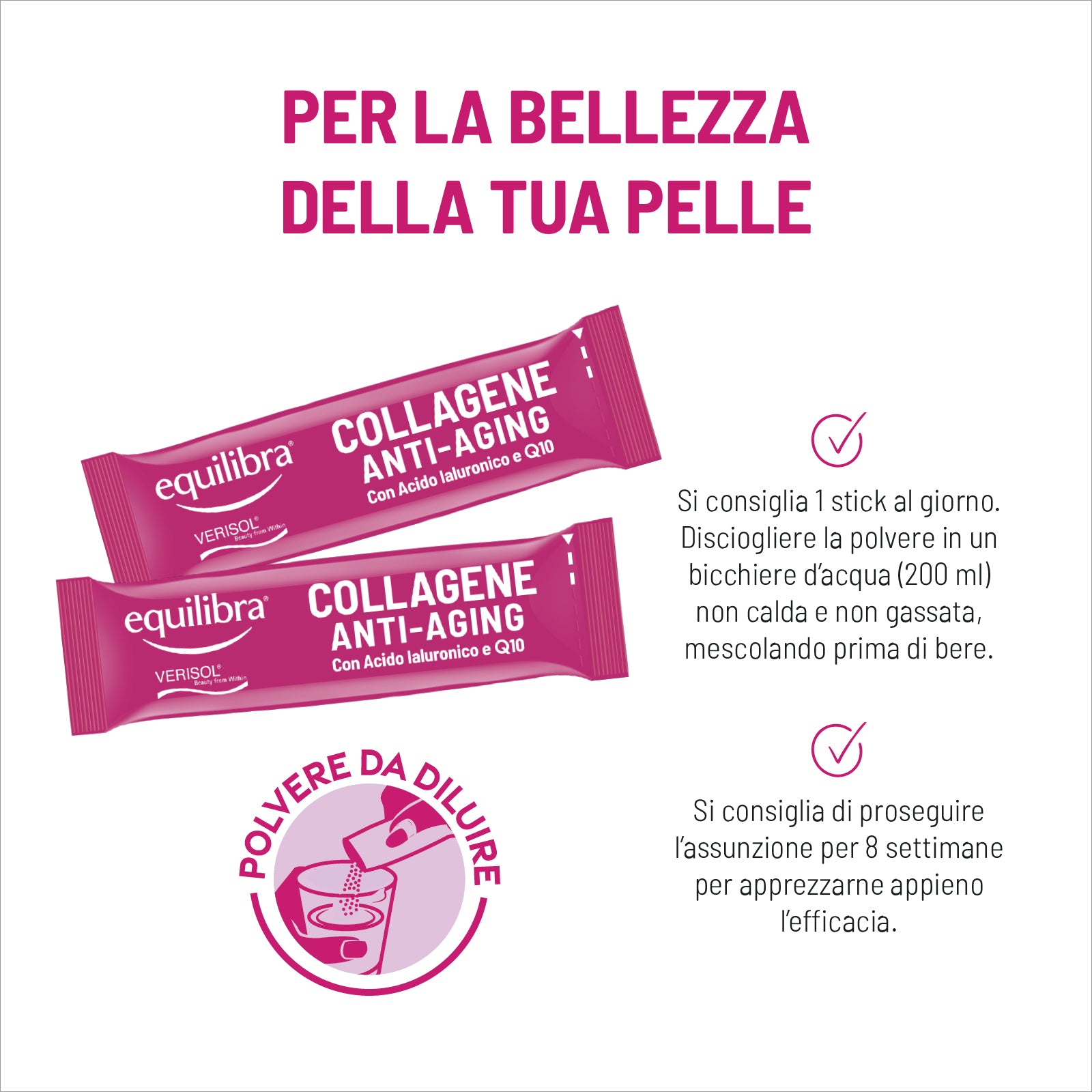 Collagene Anti-Aging per la pelle e la bellezza