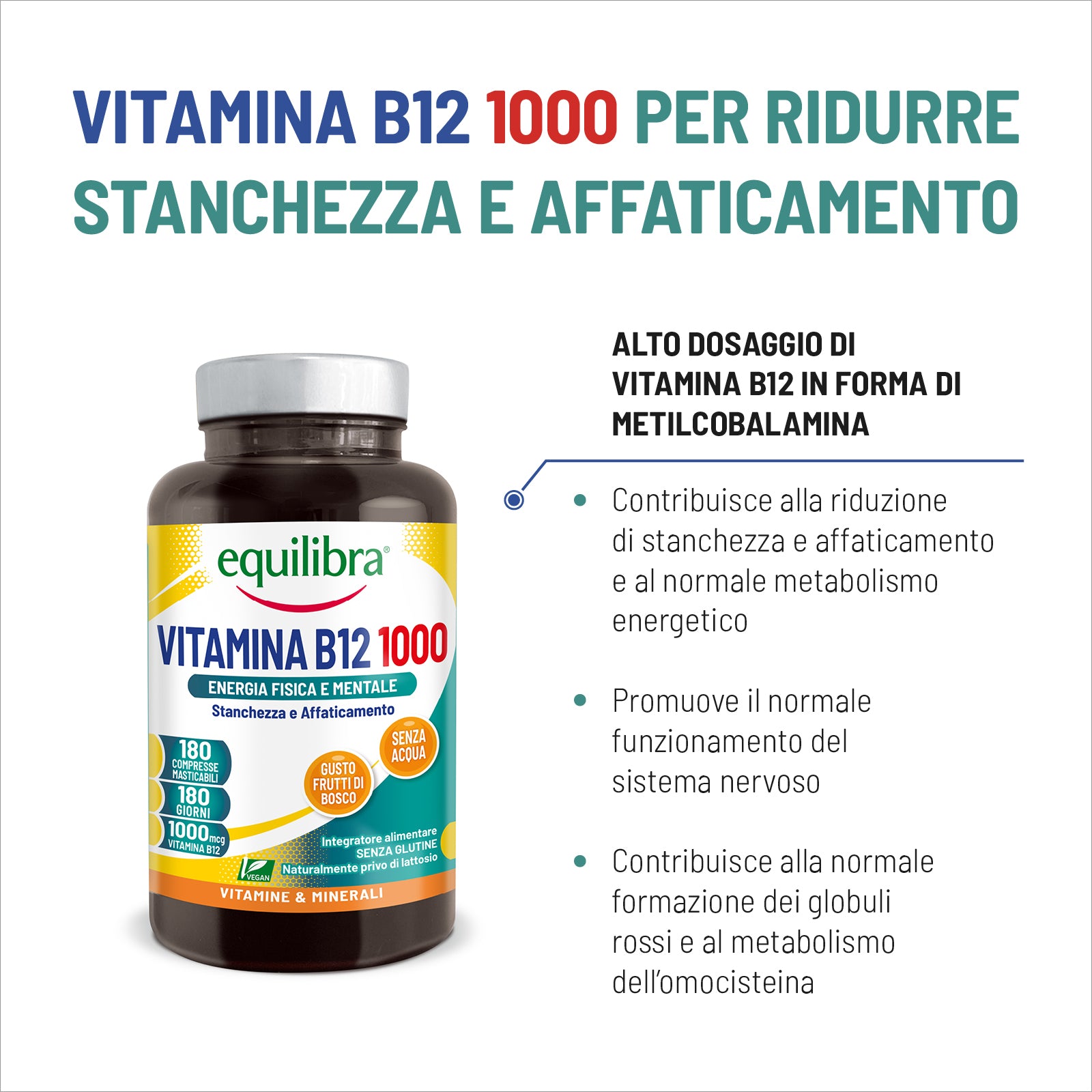 Vitamina B12 1000 per l&