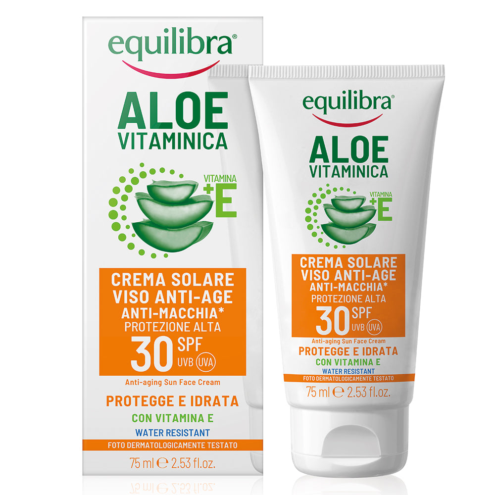 Crema Solare Viso SPF 30+ Aloe Vitaminica