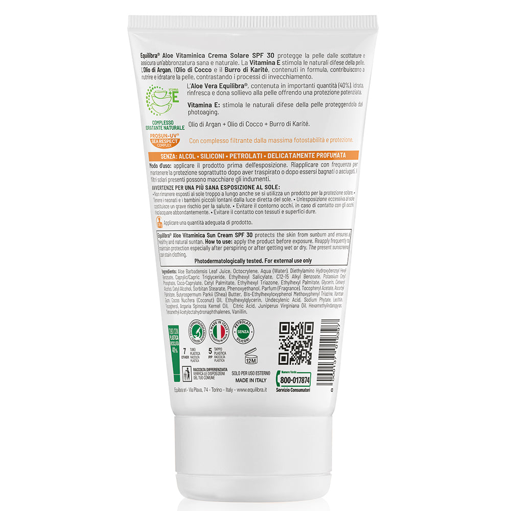 Crema Solare SPF30 Aloe Vitaminica