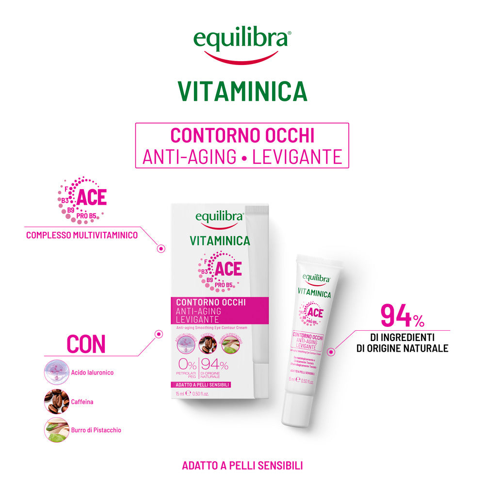 Contorno Occhi levigante con Complesso Multivitaminico