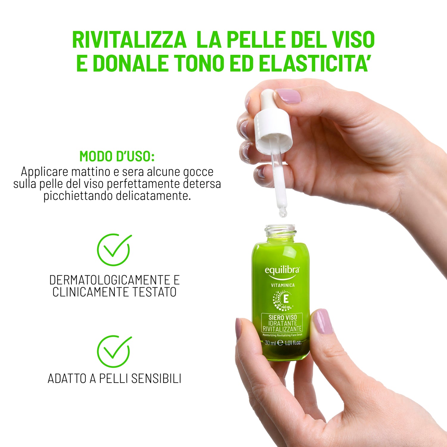 Siero Viso Idratante Rivitalizzante Vitaminica