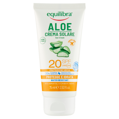 Crema Solare SPF 20 Minitaglia Aloe