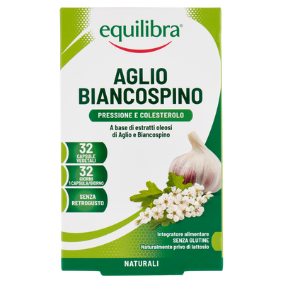 Integratore Aglio e Biancospino per la pressione e il colesterolo