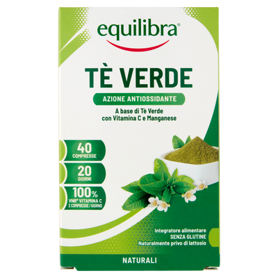 Tè Verde ad azione antiossidante