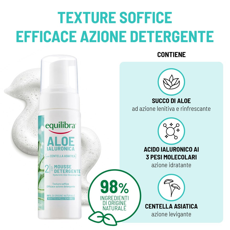 Mousse Detergente Aloe Ialuronica