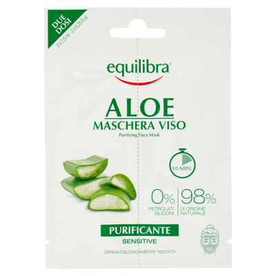 Maschera Viso Purificante Aloe
