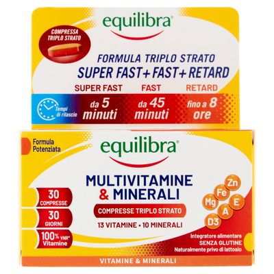 Multivitamine e Minerali compresse triplo strato