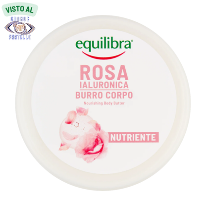 Burro Corpo Nutriente Rosa Ialuronica