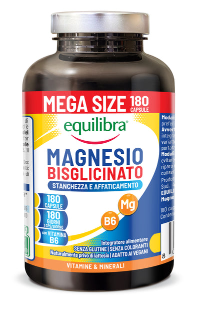 Magnesio Bisglicinato Mega Size Scorta per 6 mesi